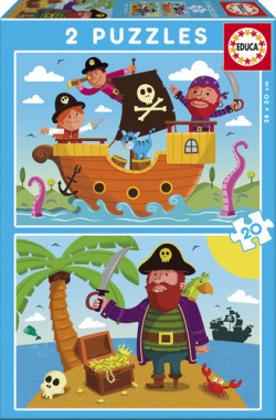 PIRATAS 2 PUZZLES 20 PEZAS