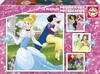 PRINCESAS DISNEY 4 PUZLES PROGRESIVOS 12,16,20,25 PECES