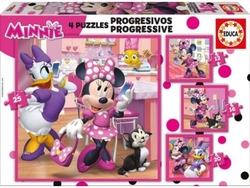 PUZZLE PROGRESIVOS MINNIE HAPPY HELPERS 12-16-20-25
