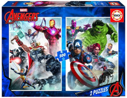 MARVEL MANIA PUZZLE 2X500 PIÈCES