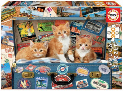 GATITOS VIAJEROS PUZZLE 200 PIEZAS
