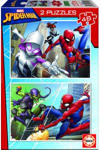 SPIDER-MAN PUZZLE 2X48 PIÈCES