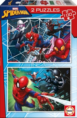 SPIDER-MAN PUZZLE 2X100 PIÈCES