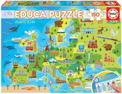 MAPA EUROPA PUZZLE 150 PEZAS