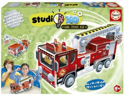 COCHE DE BOMBEROS STUDIO 3D
