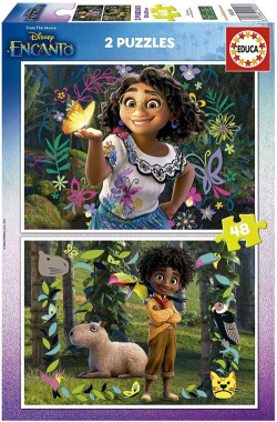 PUZZLE ENCANTO DISNEY 2X48PZS