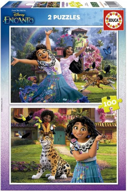 2 PUZZLES 100 PIÈCES ENCANTO DISNEY