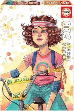 RUN LIKE A GIRL ESTHER GILI PUZZLE 500 PIÈCES