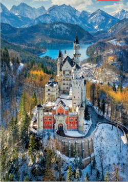 CASTILLO DE NEUSCHWANSTEIN DESDE EL AIRE PUZZLE 1000 PIEZAS