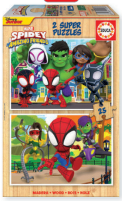 SPIDEY & HIS AMAZING FRIENDS PUZZLE 2X25