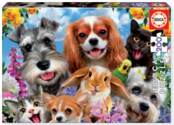 SELFIE DE MASCOTAS PUZZLE 200 PIÈCES
