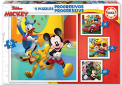 MICKEY & FRIENDS PUZZLE PROGRESIVO 12 16 20 25