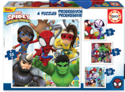 SPIDEY & HIS AMAZING FRIENDS PUZZLE PROGRESIVO 12 16 20 25