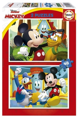 MICKEY MOUSE FUN HOUSE 2X48 PEZAS