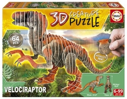 VELOCIRAPTOR 3D CREATURE PUZZLE