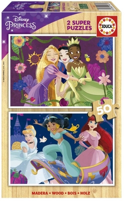 PUZZLE INFANTIL DISNEY PRINCESS 2X50 PEZAS