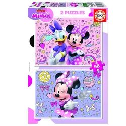 PUZZLE INFANTIL MINNIE 2X48 PIÈCES
