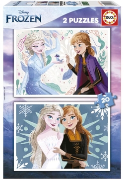 PUZZLE 2X20 PIÈCES FROZEN