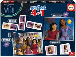 SUPERPACK WISH (DOMINO+ 2 PUZZLES + IDENTIC)