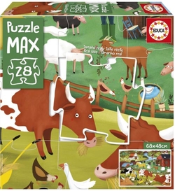 MAX PUZZLE 28 PIECES THE FARM