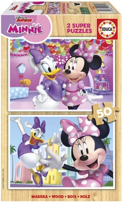 PUZZLE 2X50 PEZAS MINNIE MOUSE