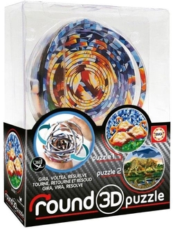 PUZZLE 3D ROUND DOS IMAGENES ELIZABETH SUTTON