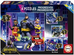 PUZZLE PROGRESIVO BATWHEELS 12-16-20-25 PEÇAS