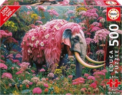 PUZZLE 500 PEZAS PLUS ELEFANTE FLORAL