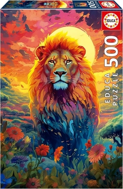 PUZZLE 500 PIEZAS MIRADA MAJESTUOSA LEON
