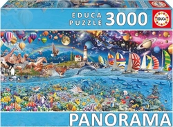 PUZLE 3000 PECES VIDA EN LA COSTA