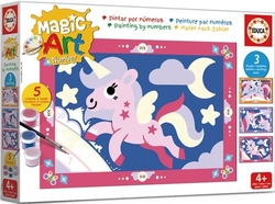 MAGIC ART NUMBER ART +4 UNICORNIOS
