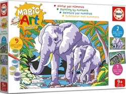 MAGIC ART NUMBER ART +9 ANIMAIS SALVAJES