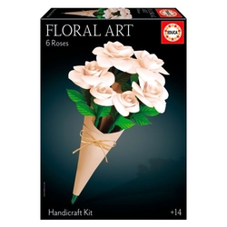FLORAL ART 6 ROSAS BRANCAS
