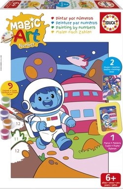 MAGIC ART NUMBER ART +6 ESCENA ESPACIAL