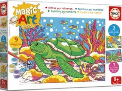 MAGIC ART NUMBER ART +9 ANIMALS MARINS