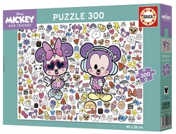 PUZZLE 300 PEZAS MICKEY AND FIENDS