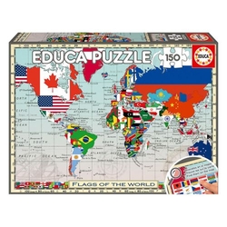 150 PIECE PUZZLE: WORLD FLAGS