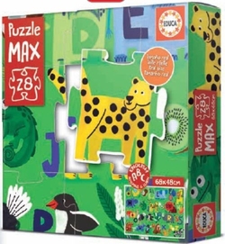 PUZZLE 28 PEZAS MAX ALPHABET NATURE PEZAS GIGANTES