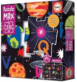 PUZZLE 28 PIÈCES MAX ALPHABET SPACE PIÈCES GIGANTES