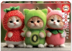 PUZZLE 200 PIEZAS GATITOS FRUTALES