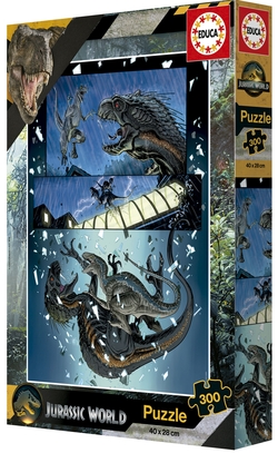 PUZZLE 300 PEÇAS JURASSIC WORLD