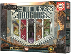 PUZZLE 300 PEZAS COMO ENTRENAR A TU DRAGON