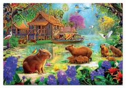 PUZZLE 500 PEZAS PUEBLO DE CAPYBARA