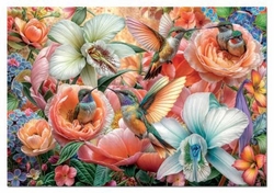 PUZZLE 500 PEZAS JARDIN DE COLIBRIS