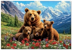 PUZLE 1000 PECES OSOS GRIZZLY EN CANADA