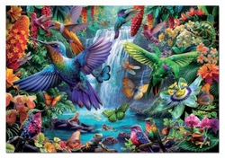 PUZLE 1000 PECES COLIBRIES TROPICALES