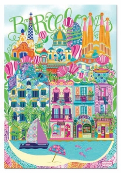 1000 PIECE PUZZLE BARCELONA CAR PINTOS