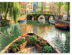 PUZZLE 1000 PEZAS PASEO EN BARCO POR AMSTERDAM