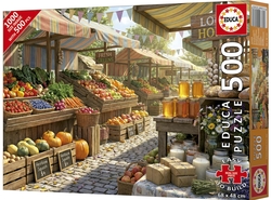 PUZZLE 500 PEÇAS PLUS MERCADO SOLEADO DE AS GRANJAS