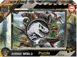PUZZLE 500 PEÇAS JURASSIC WORLD